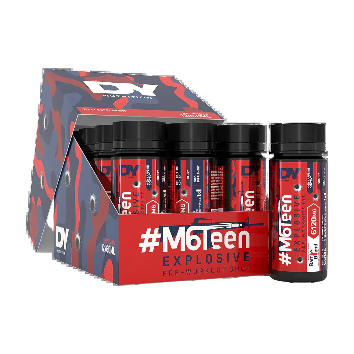 DY Nutrition M6Teen Pre Workout Shots 12x60ml