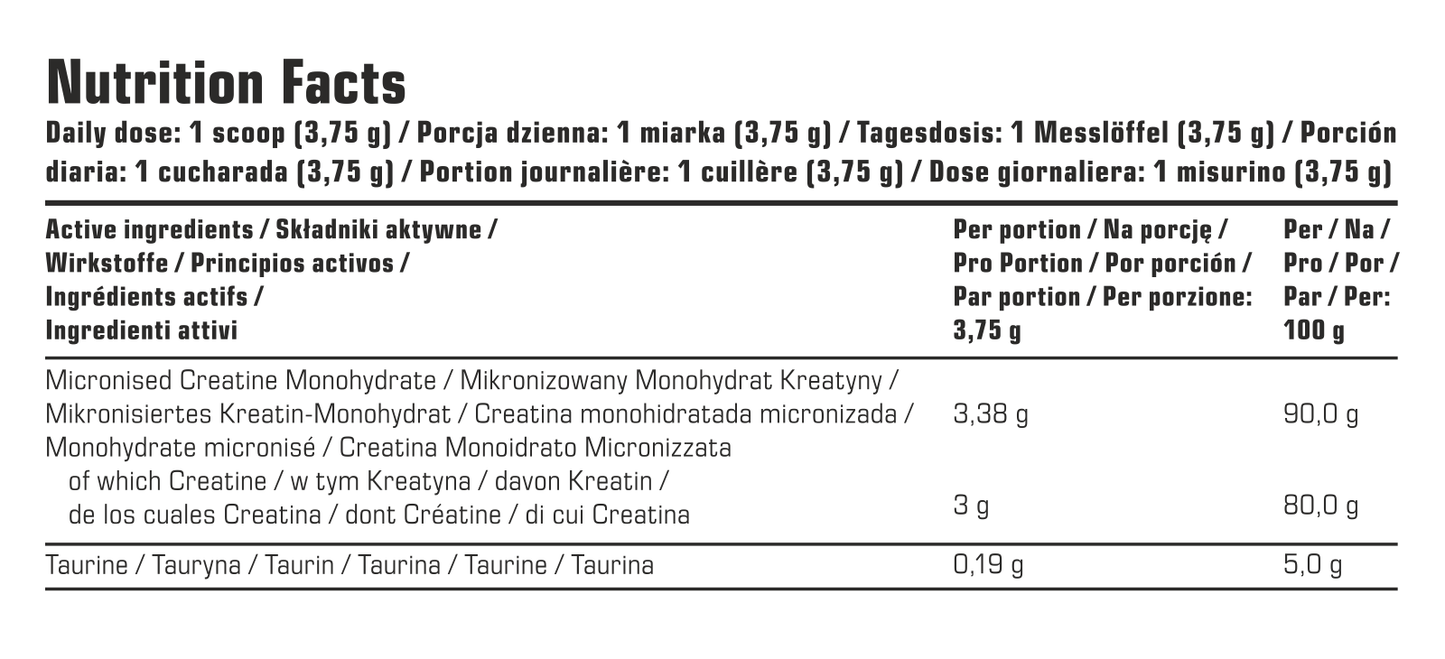 7Nutrition Creatine Monohydrate 500g