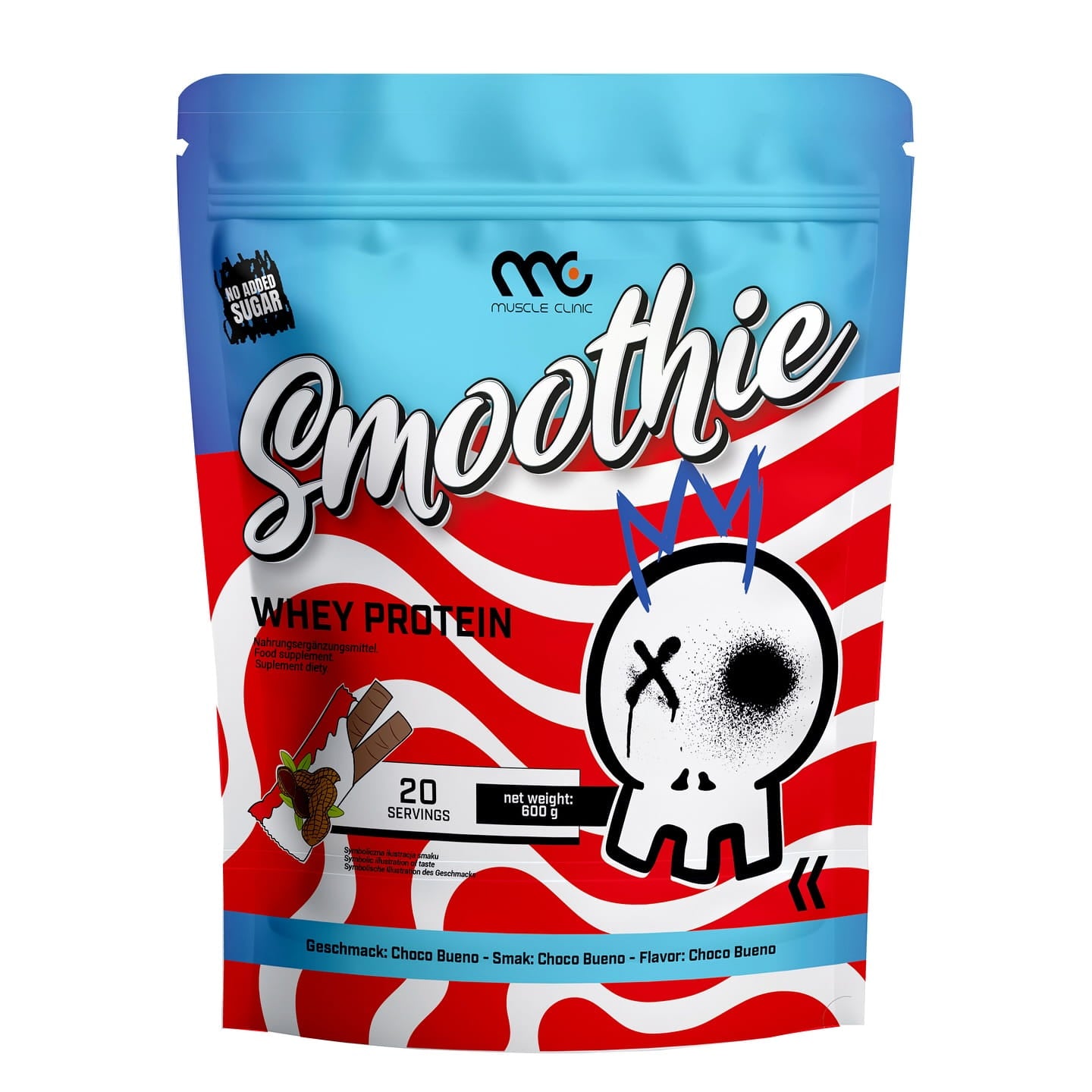 MUSCLE CLINIC SMOOTHIE WHEY 600G CHOCO BUENO