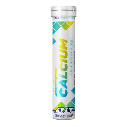 Allnutrition	 Calcium, 500mg (Lemon) - 20 effervescent tablets