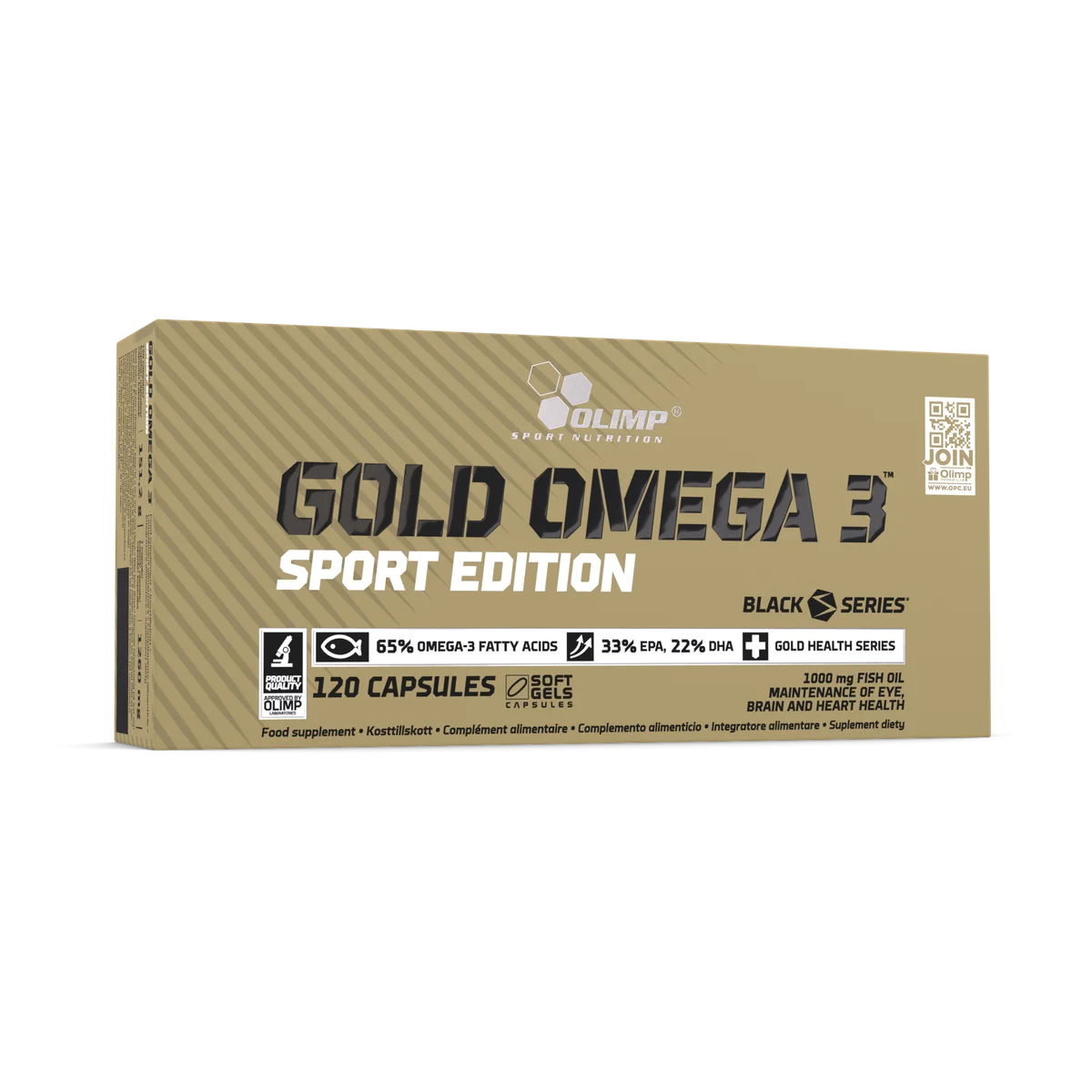 Olimp Gold Omega 3 Sport Edition Supplement 120 Capsules