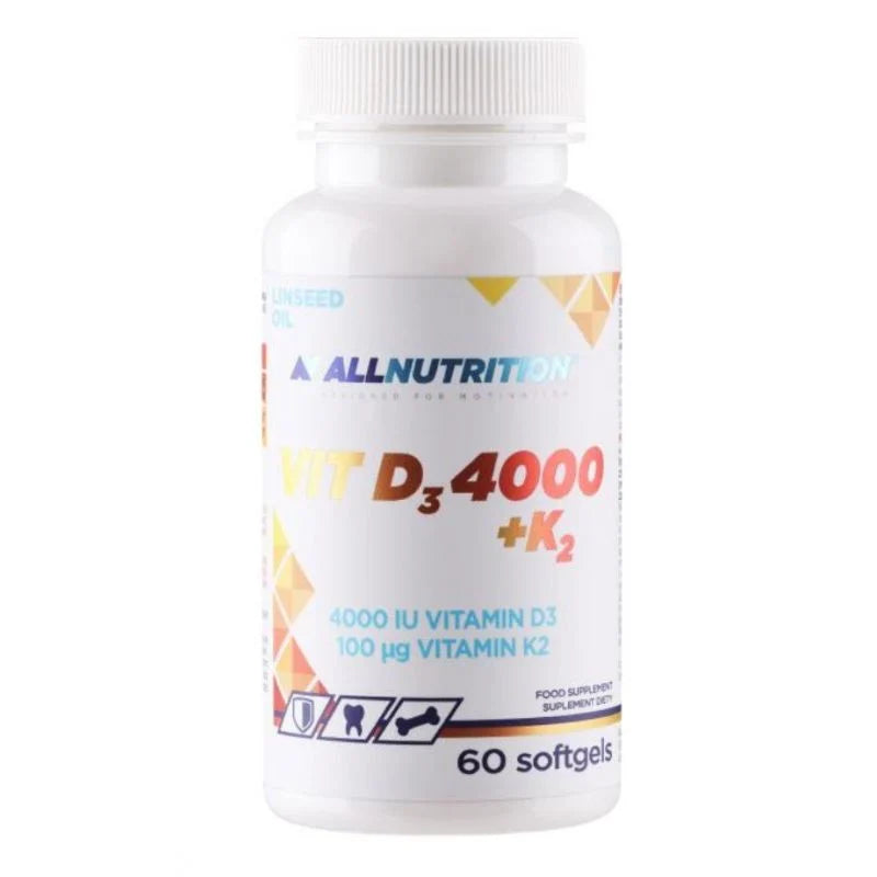 AllNutrition Vit D3 4000 + K2 60 Softgels