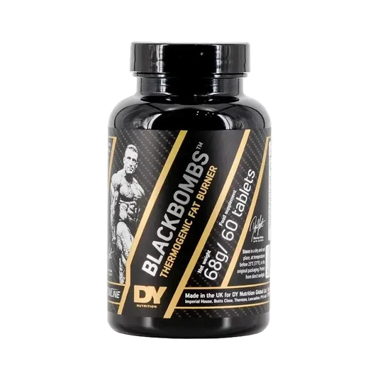 Dorian Yates - DY Nutrition - Shadow Line Black Bombs - Fat Burner - 60 Tablets