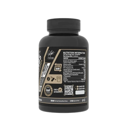 Dorian Yates - DY Nutrition - Shadow Line Black Bombs - Fat Burner - 60 Tablets
