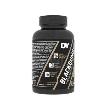 Dorian Yates - DY Nutrition - Shadow Line Black Bombs - Fat Burner - 60 Tablets