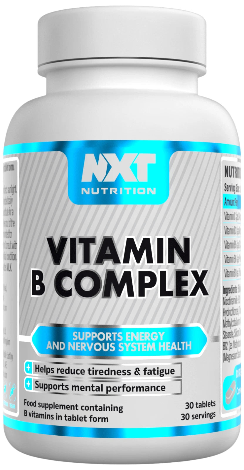 NXT Nutrition Vitamin B Complex 60 Tablets