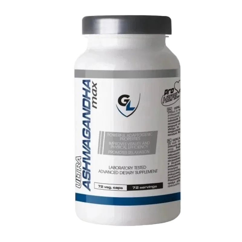 GENLAB Ultra Ashwagandha Max 72 veg caps.