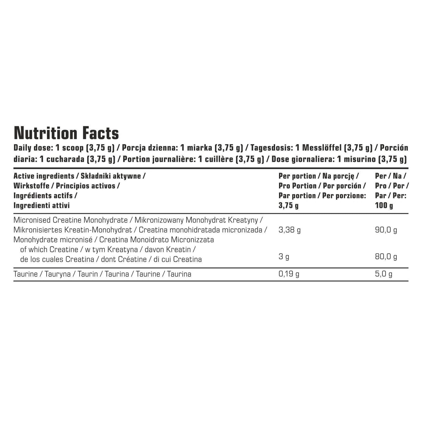 7Nutrition Creatine Monohydrate 500g