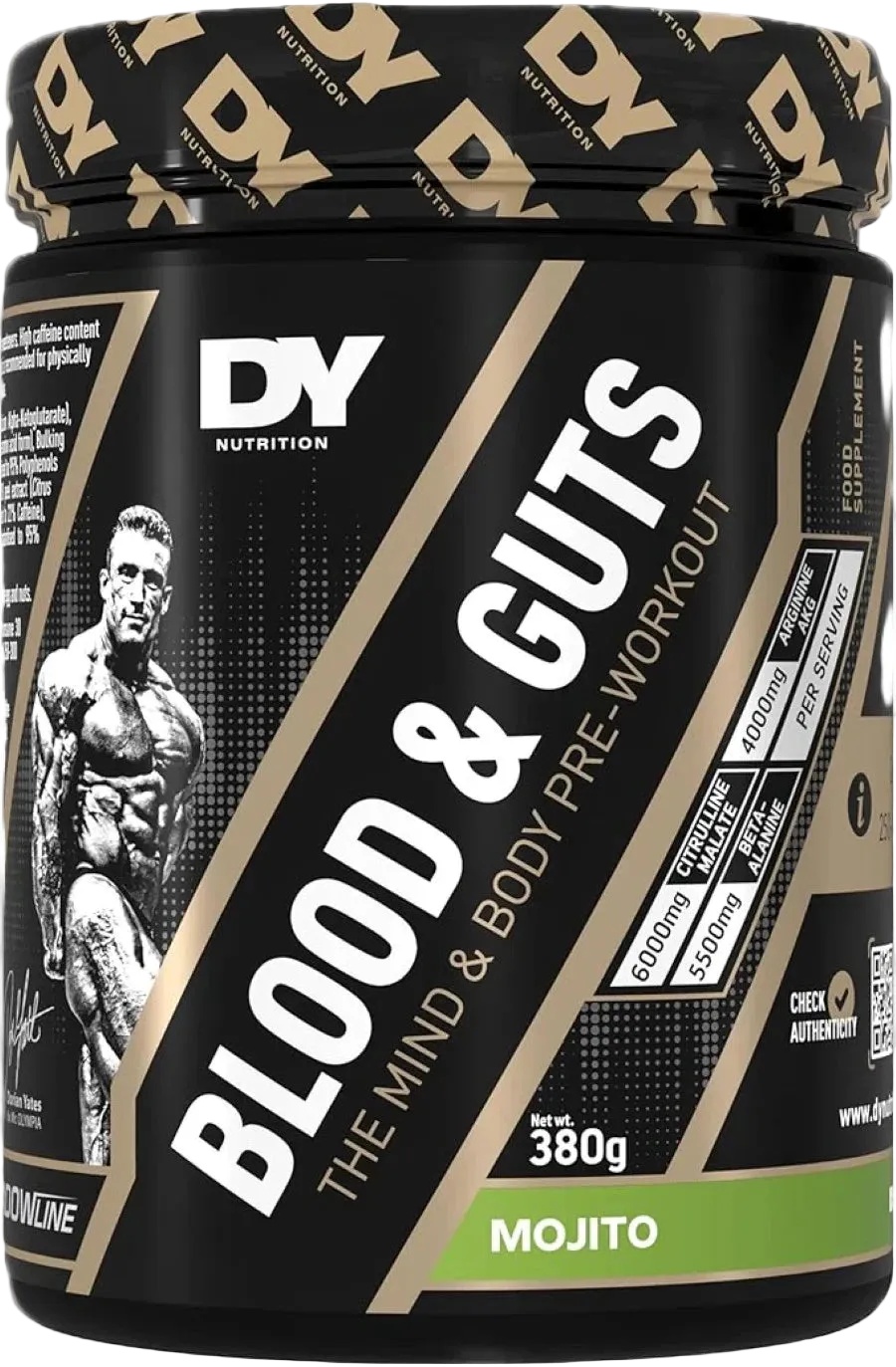 DY Nutrition Blood And Guts Pre Workout 380g